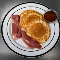 Protein Pancakes with Turkey Bacon