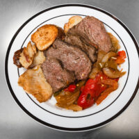 Steak and potatoe's